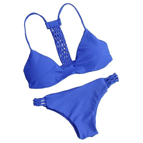 Bikini Bathing Suit Swimsuit Swimwear Two Pieces Set Biquini With Breast Backer For Women Girl