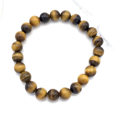 Tiger Eye Stretch Bracelet Bija Bijoux Jewellery