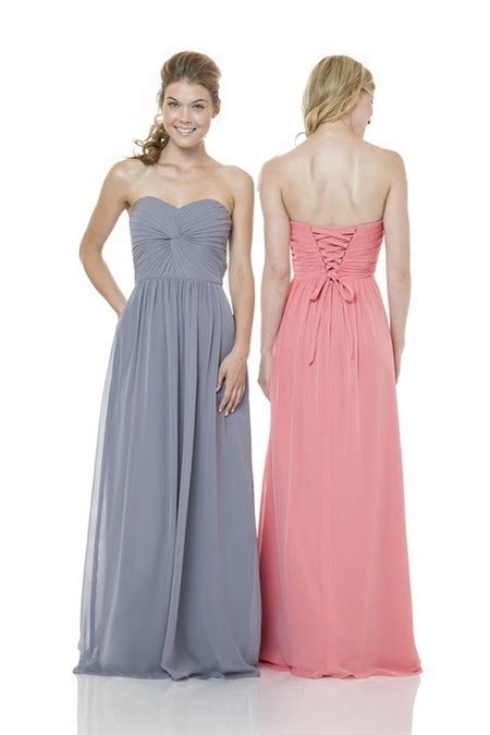 Sheath Sweetheart Long Grey Chiffon Twist Ruched Corset Bridesmaid Dress