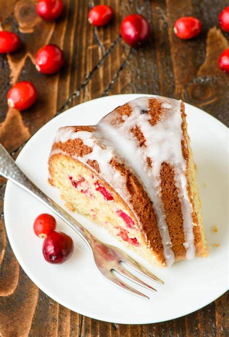 Cranberry Sour Cream Coffee Cake