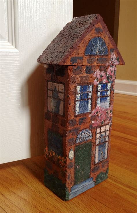 Hand Painted Brick Door Stop. | door stoppers | Pinterest | Bricks ...