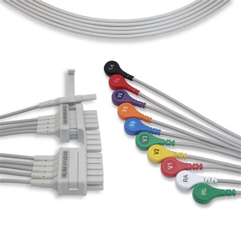 Mortara Lead Ekg Leadwire Snap Connector K Mt Ekg Cables