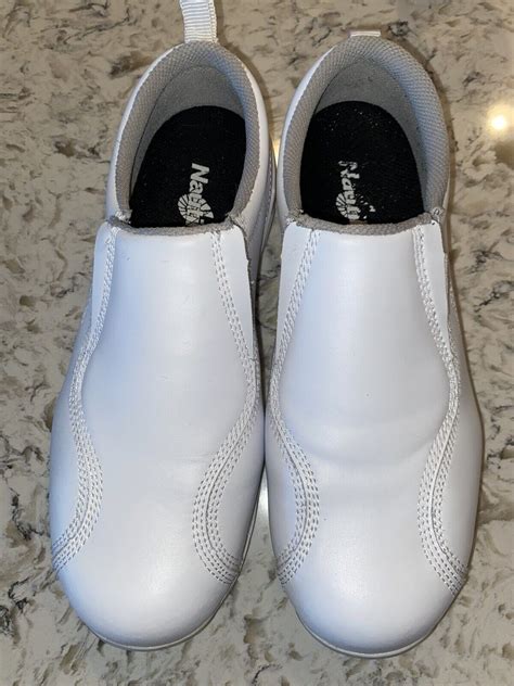 Mens Nautilus White Leather Laboratory Shoes Work Esd Gem