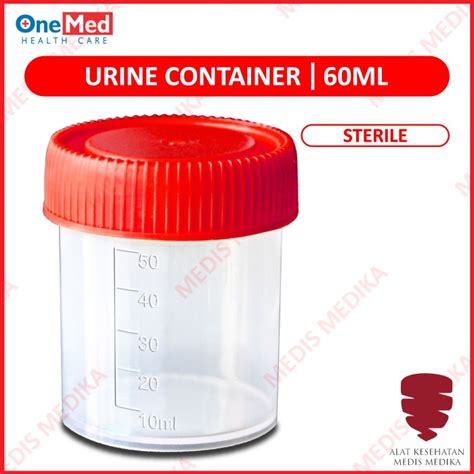 Jual Urine Container Steril 60ml Onemed Pot Urin Krim Salep Cream