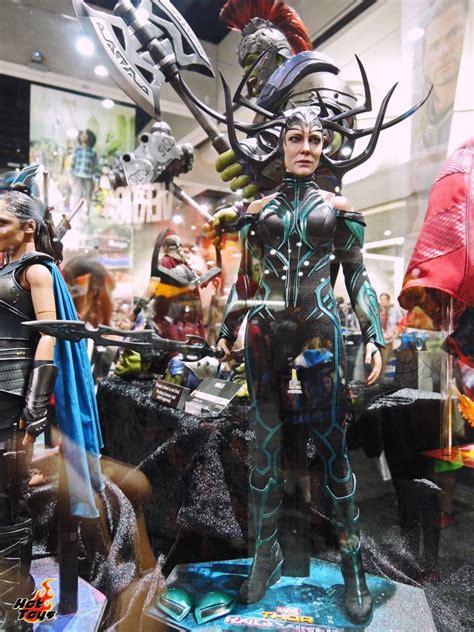 Sdcc Hot Toys Thor Ragnarok Figures Hela Valkyrie Marvel Toy News