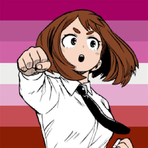 Lgbt Icons For All Lesbian Ochako Uraraka Icons Mod Mercy