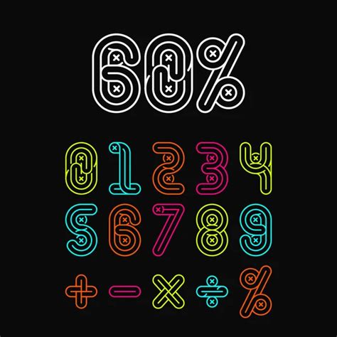 Alphabetical Fonts And Numbers Vector Art Stock Images Depositphotos