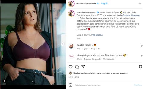 Maria Botelho Moniz Surpreende Fotografias Em Lingerie