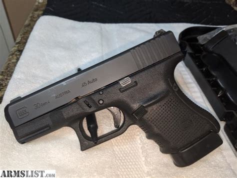 Armslist For Sale Glock 30 Compact Ccw 45 Acp 101 Excellent Condition