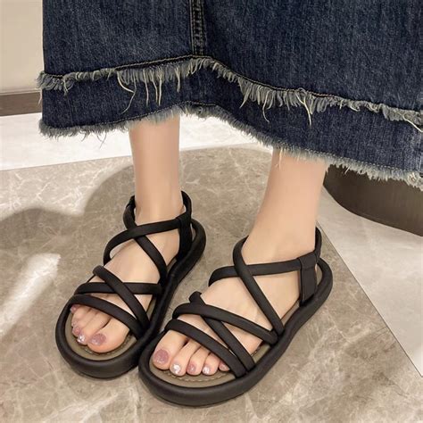 Lo I Gi Y Sandal N Quai D N Cao Cm H N Qu C M U En Tr Ng Xang An Th I Trang M I Hot