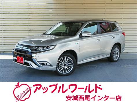 三菱 アウトランダーphev Gプラスパッケージ 4wd Eアシスト 純正スマートフォン連携ナビの中古車｜グーネット中古車