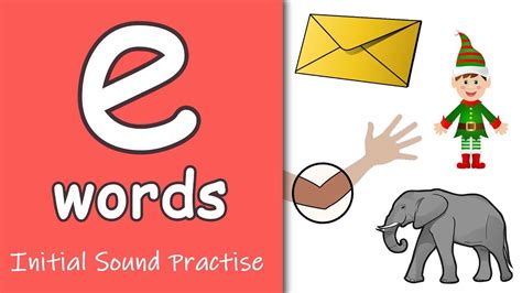 Pictures Of E Words