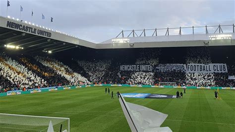 Best Fans In The World Newcastle Vs Arsenal Wor Flags Display Youtube