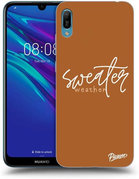 SILIKONOWE PRZEŹROCZYSTE ETUI NA HUAWEI Y6 2019 SWEATER WEATHER