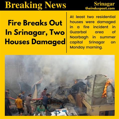 The Indus Post News On Twitter Fire Breaks Out In Srinagar Two