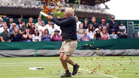 Three People Arrested After Multiple Protests Take Place At Wimbledon