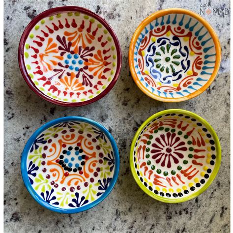 Ceramic Talavera Mini Molcajete Bowls by Latin Nomad
