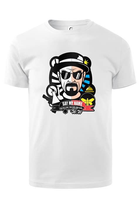 Breaking Bad póló - Say my name, 100% pamut 190g, sima fehér, L - eMAG.hu