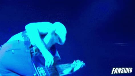 Red Hot Chili Peppers Flea Played Air Bass Was Unplugged Photo