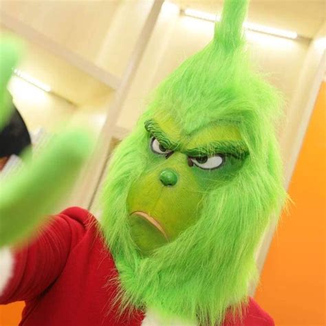 Xcoser How the Grinch Stole Christmas Grinch Mask Deluxe Latex Green ...