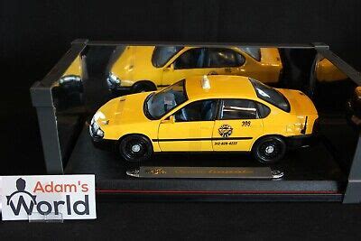 Maisto Chevrolet Impala 1:18 Taxi, yellow (JMR) | eBay