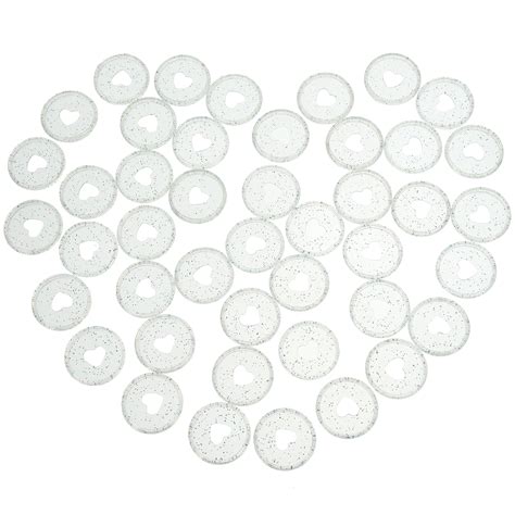 50 Pcs Silver Binder Discs Notebook Planners Binding Expansion