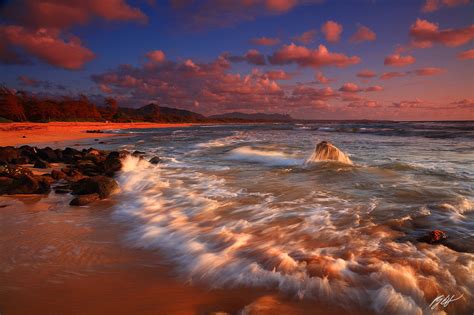 H006 Sunrise From The Island Of Kaui Hawaii Randall J Hodges Photography