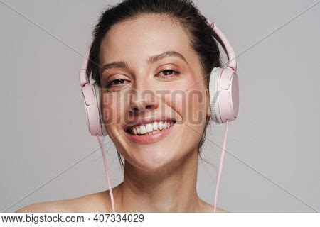 Happy Half Naked Woman Image Photo Free Trial Bigstock