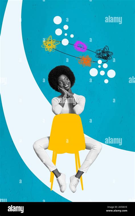 3d Retro Abstract Creative Artwork Template Collage Of Dreamy