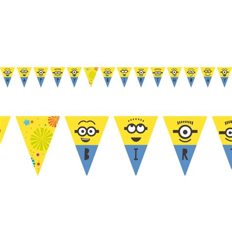 Minion Happy Birthday Banner