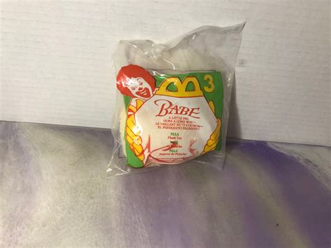 Vintage Babe Movie Maa Sheep Plush Figure Happy Meal Toy Assorted Rare