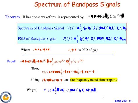 PPT Bandpass Signal Processing Complex Envelope Representation