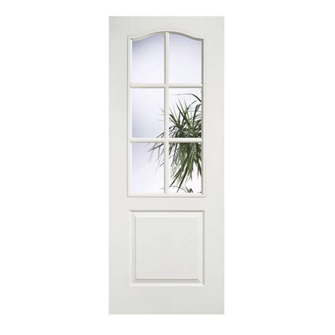 Buy Classic White Composite 1 Panel 6 Lite Glazed Internal Door At