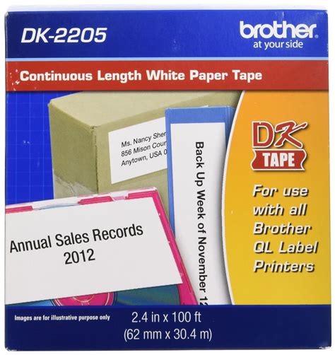 Buy Brother Genuine DK 2205 Continuous Paper Label Roll Cut To Length