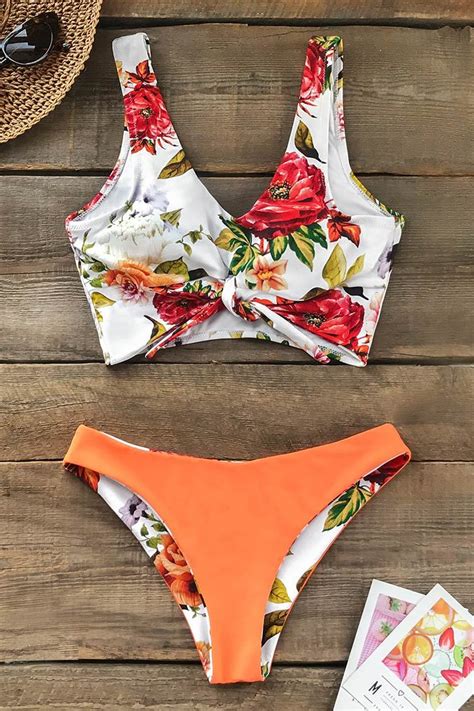 Romantischer Blumen Bikini Cupshe Deutschland