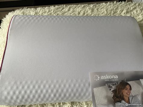 Анатомическая подушка Аскона Ecogel Contour Pink - «Отличная и ...