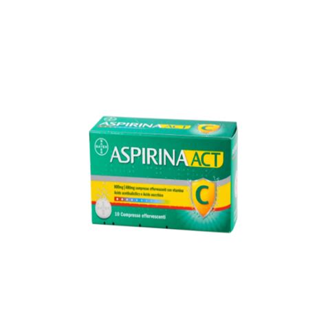 Bayer Aspirinaact Mg Mg Compresse Effervescenti Con Vitamina