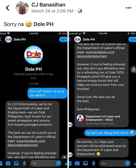 Filipino Receives P5,000 Worth Of Dole Products After Mistaking Dole PH ...