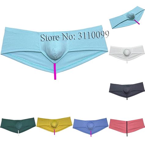 Men S Briefs Hip Hop Boxer Pouch Bikini Bottoms Underwear Aliexpress
