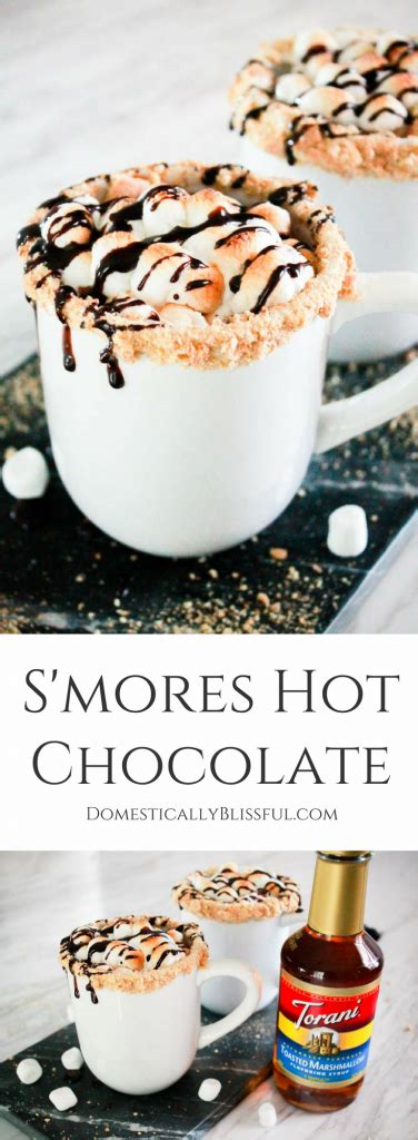 S Mores Hot Chocolate Recipe Smores Hot Chocolate Hot Chocolate Recipes Hot Chocolate Drinks