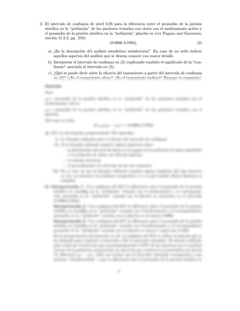 Intervalo De Confianza Ejercicios Resueltos 9
