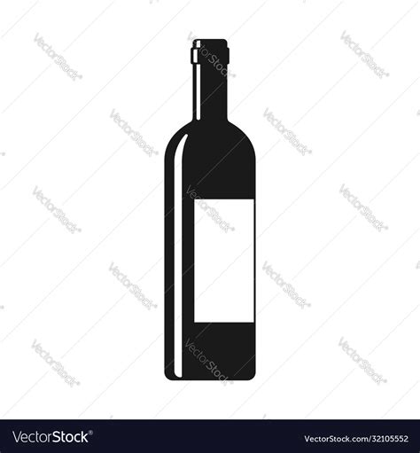 Wine bottle Royalty Free Vector Image - VectorStock