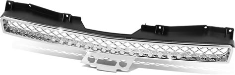 Gm1200590 Factory Style Front Bumper Upper Grill Grille Assembly With Chrome Frame