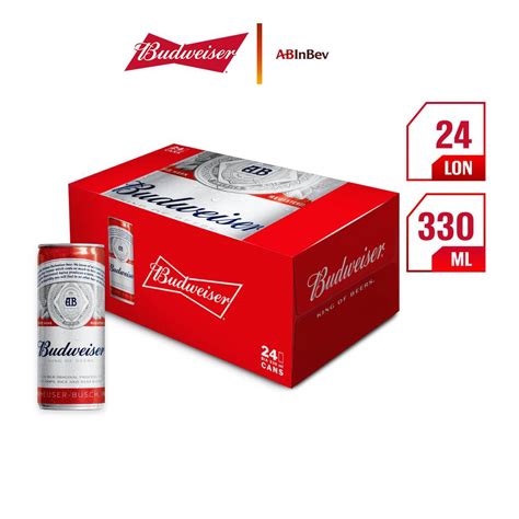 Th Ng Lon Bia Budweiser Ml Lon Sosanhgia Vn