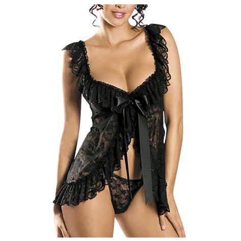 Odeerbi Women S Lingerie Dress Set Valentine S Day Sexy Lace Sexy Lingerie Underwear Sexy