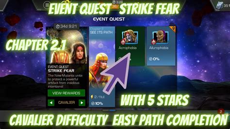 MCOC Event Quest Strike Fear Cavalier Chapter 2 1 Easy Path