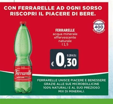 Ferrarelle Acqua Minerale Effervescente Naturale Offerta Di Deco