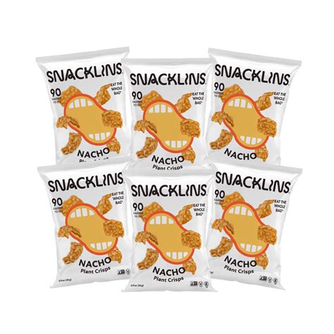 Snacklins Plant Based Crisps Vegan Healthy Snacks Gluten Free Grain Free 100 Kosher Low