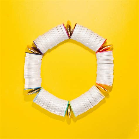 White Multi Bracelet Gathergoods