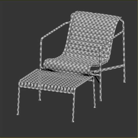 Hay Palissade Lounge Chair And Table 3d Model By Min Khant